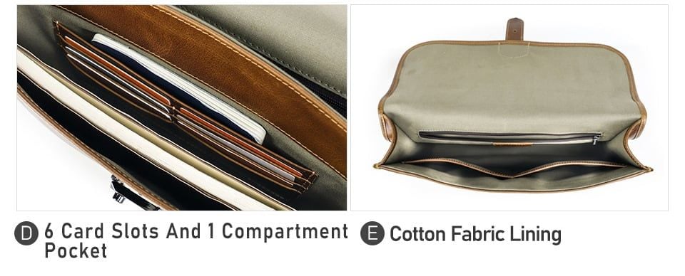 Cặp Da Thật Xách Tay Cao Cấp Đựng Laptop & Hồ Sơ TUDA SBM421