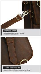 Cặp Da Công Sở Da Bò Sáp Italy Cao Cấp Đa Năng Kết Hợp Balo SBM390