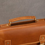 Cặp Da Công Sở Da Bò Sáp Cao Cấp Đựng Laptop VINTAGE TUDA SBM399