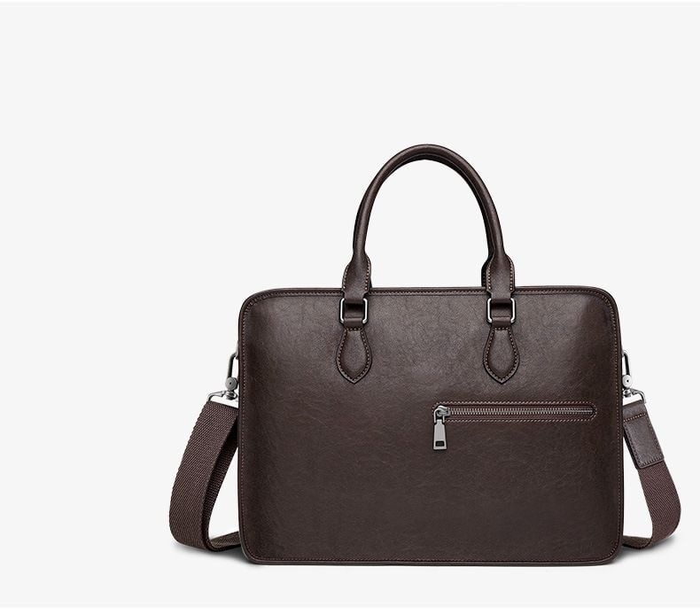 Cặp Da Thật VEG Patina Cao Cấp William POLO Đựng Laptop & Hồ Sơ TUDA SBM412