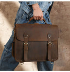 Cặp Da Công Sở Da Bò Sáp Italy Cao Cấp Đa Năng Kết Hợp Balo SBM390