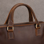 Cặp Da Công Sở Da Bò Sáp Cao Cấp Đựng Laptop RETRO SBM384