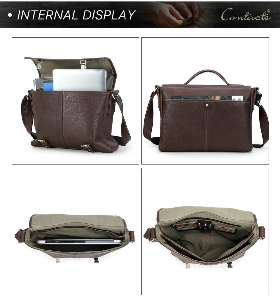 Cặp Da Công Sở & Doanh Nhân Da Thật Đựng Laptop VINTAGE TUDA SBM398