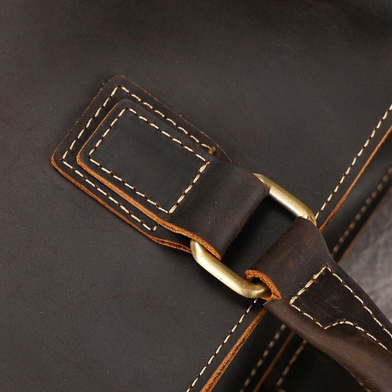 Cặp Da Công Sở Da Bò Sáp Cao Cấp Đựng Laptop RETRO SBM384