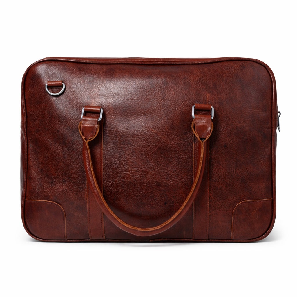 Cặp Xách Tay Da Bò VEG Italy Nhập Khẩu Đựng Laptop Bussiness Men TUDA SBM191